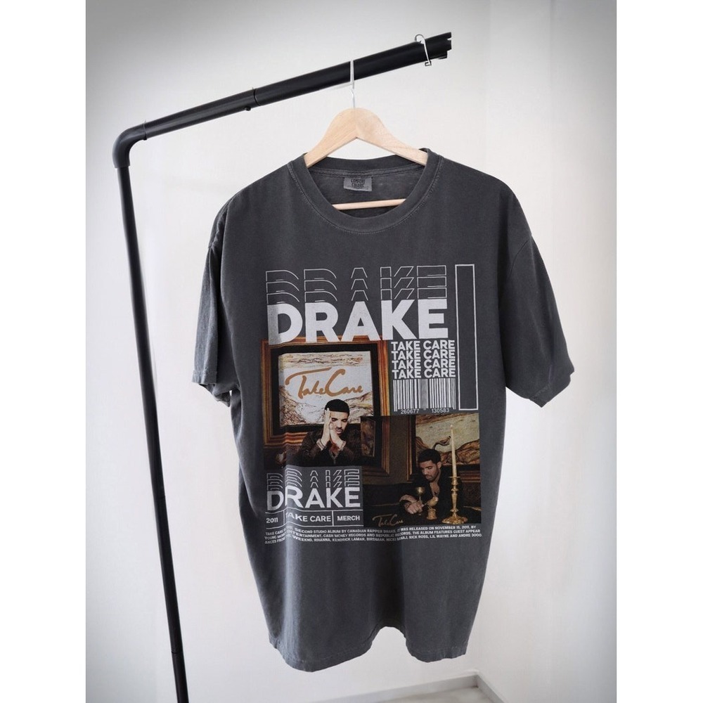 Drake  Shirt Drake 90S   Drake Take Care Shirt